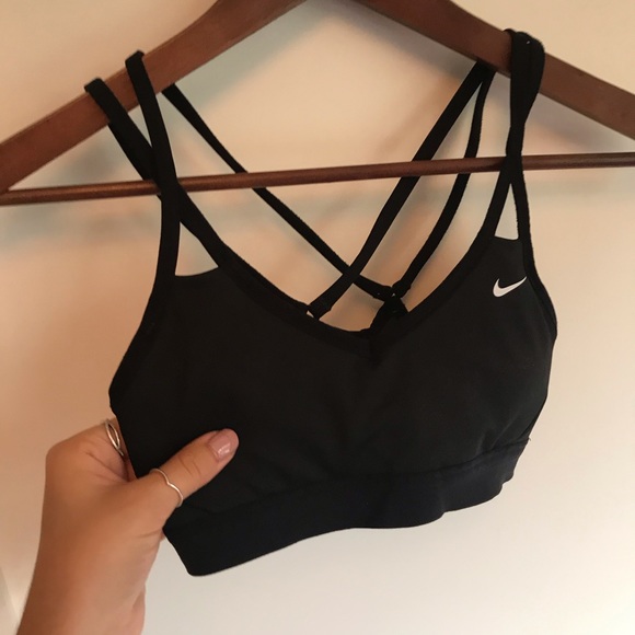 Nike Black Padded Sports Bra - Picture 2 of 6